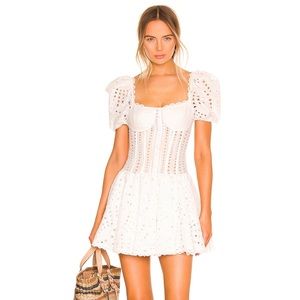 BNWT CHARO RUIZ IBIZA YARA MINI DRESS WHITE XS